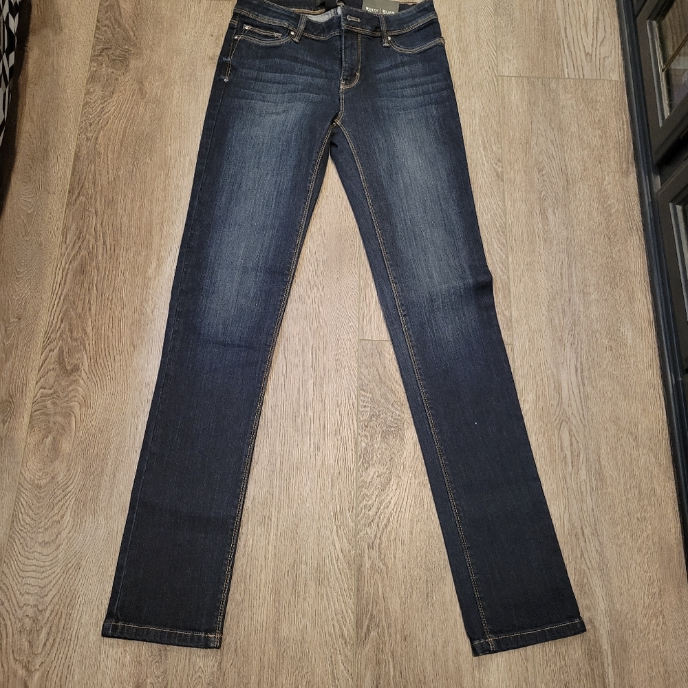 Brand new white house black market jeans slim leg